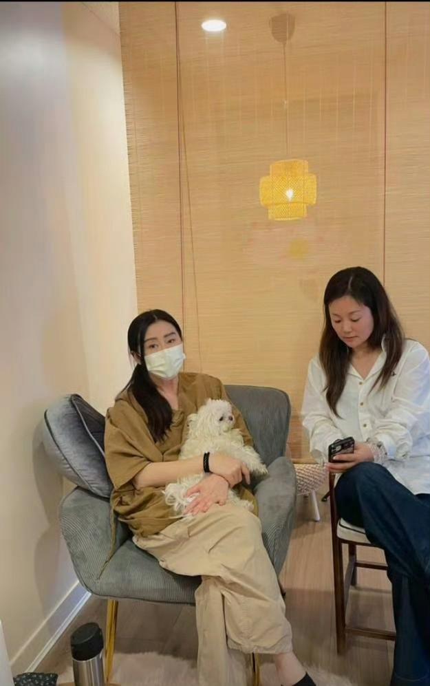 王祖贤在加拿大开艾灸馆！她穿针织衫亲自接待长发素颜太惊艳(图3)