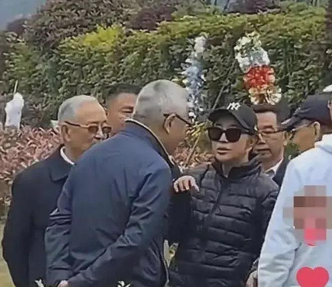 刘晓庆购墓地上演一场独幕戏摘假发露素颜还原成个老奶奶(图2)