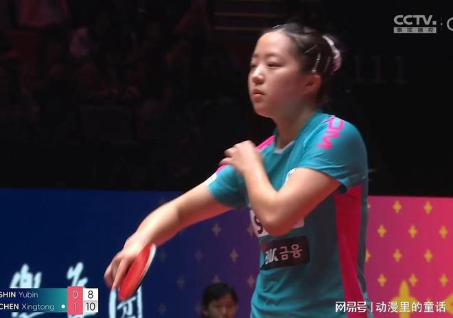 Emc易倍体育：乒乓世界杯-首位女单8强出炉韩国一单被横扫陈幸同4-0申裕斌(图2)